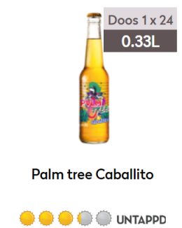 palm caballito glas 0,33