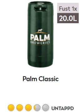 palm classic 20l