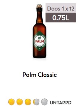 palm classic 0,75L