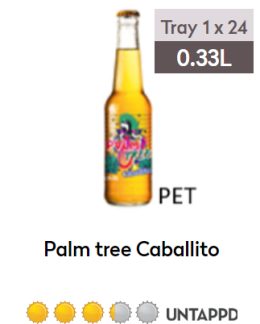 palm caballito pet 0,33