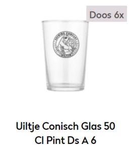 Uiltje Conisch Glas 50 Cl Pint Ds A 6