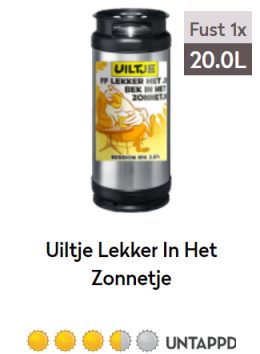 Bek in het zonnetje 20L