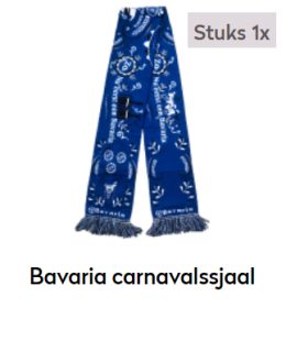 Bavaria carnavalssjaal