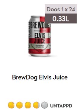 Elvis Juice IPA blik 0,33