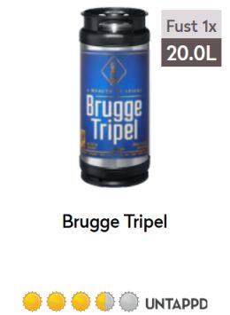 Brugge Tripel 20L
