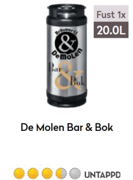 Molen Bar&Bok fust 20L