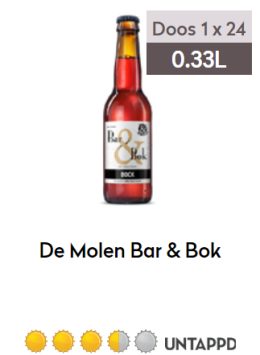 Molen Bar&Bok krat 0,33