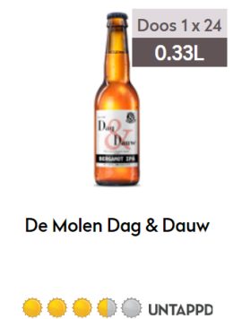 Molen Dag & Dauw fles 0,33