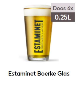 Estaminet Boerke Glas '20 25 Ds 6 St