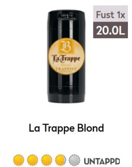 La Trappe Blond 20L