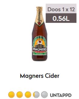 Magners fust 0,56