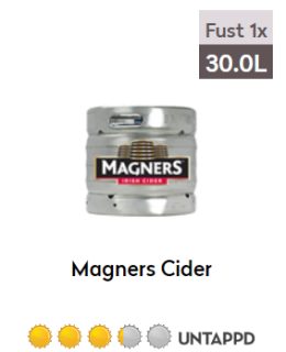 Magners fust 30L