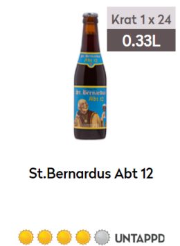St Bernardus Abt 12 krat 0,33
