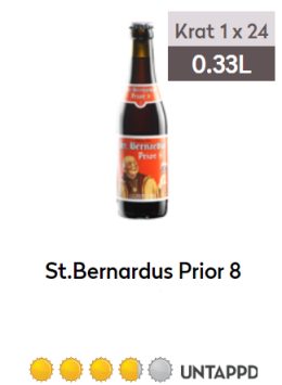St Bernardus Prior 8 krat 0,33
