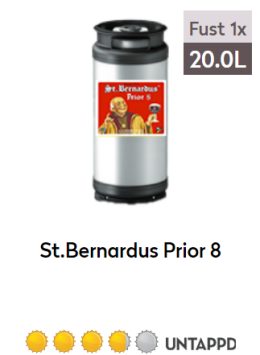 St Bernardus Prior 8 fust 20L
