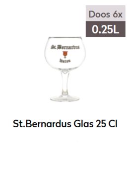St.Bernardus Glas 25 Cl Ds A 6 Doos 
