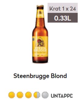 Steenbrugge blond fles